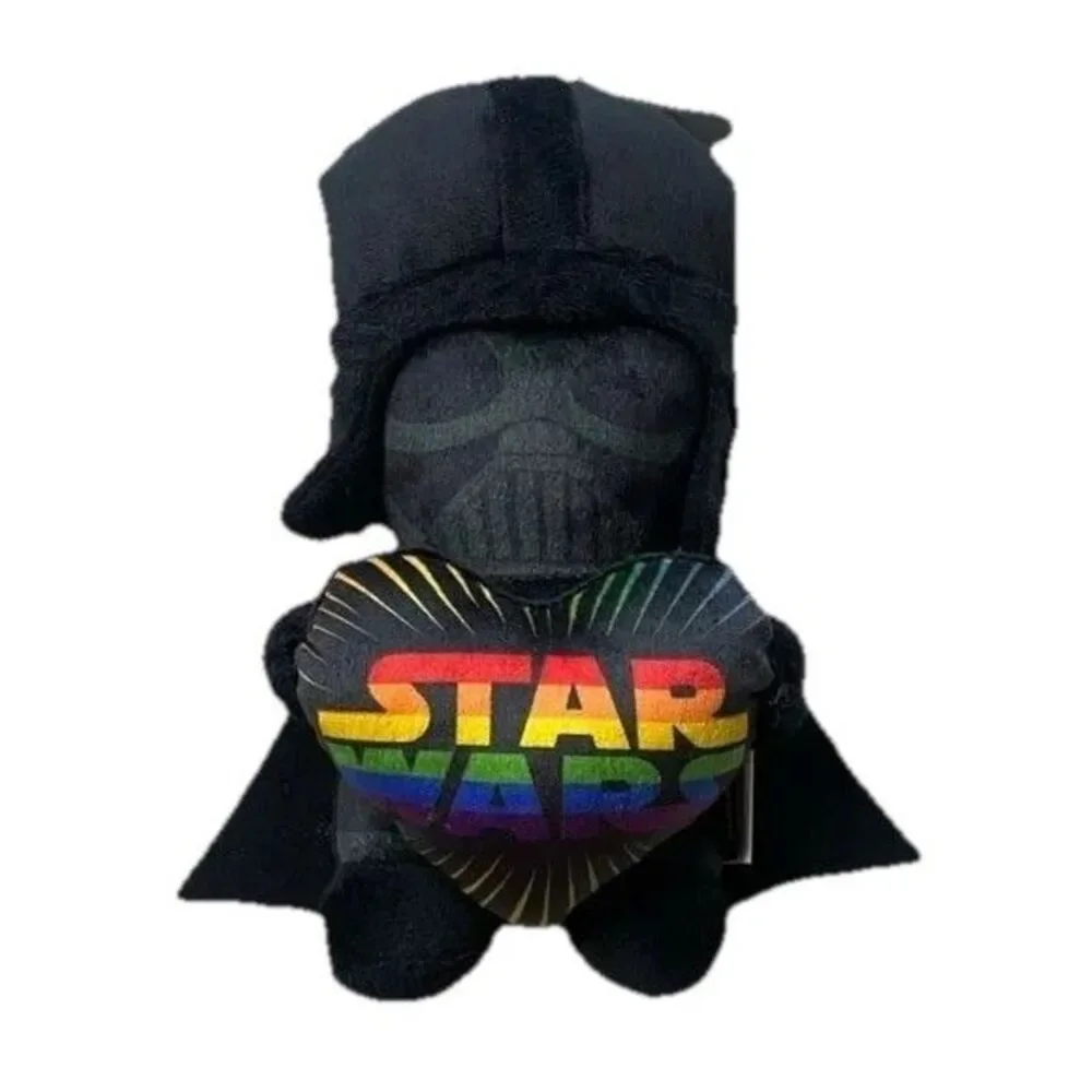 STAR WARS Darth Vader Dog Toy NWT Pride Rainbow Heart Puppy Pet Gift Disney